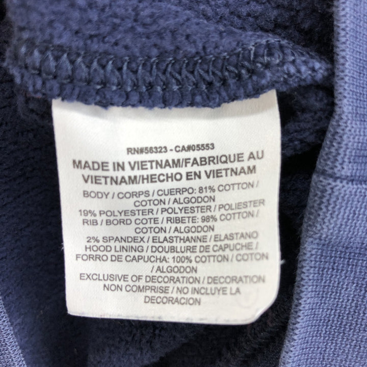 Nike Sweat Pullover Hoodie, Men's Size L cotton navy blue type Vintage Second Hand