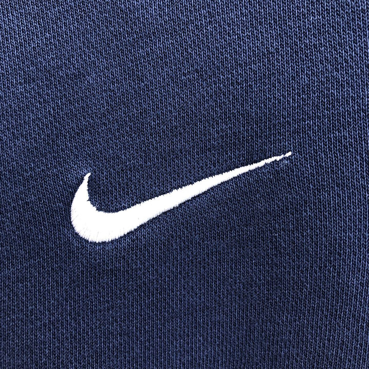 Nike Sweat Pullover Hoodie, Men's Size L cotton navy blue type Vintage Second Hand