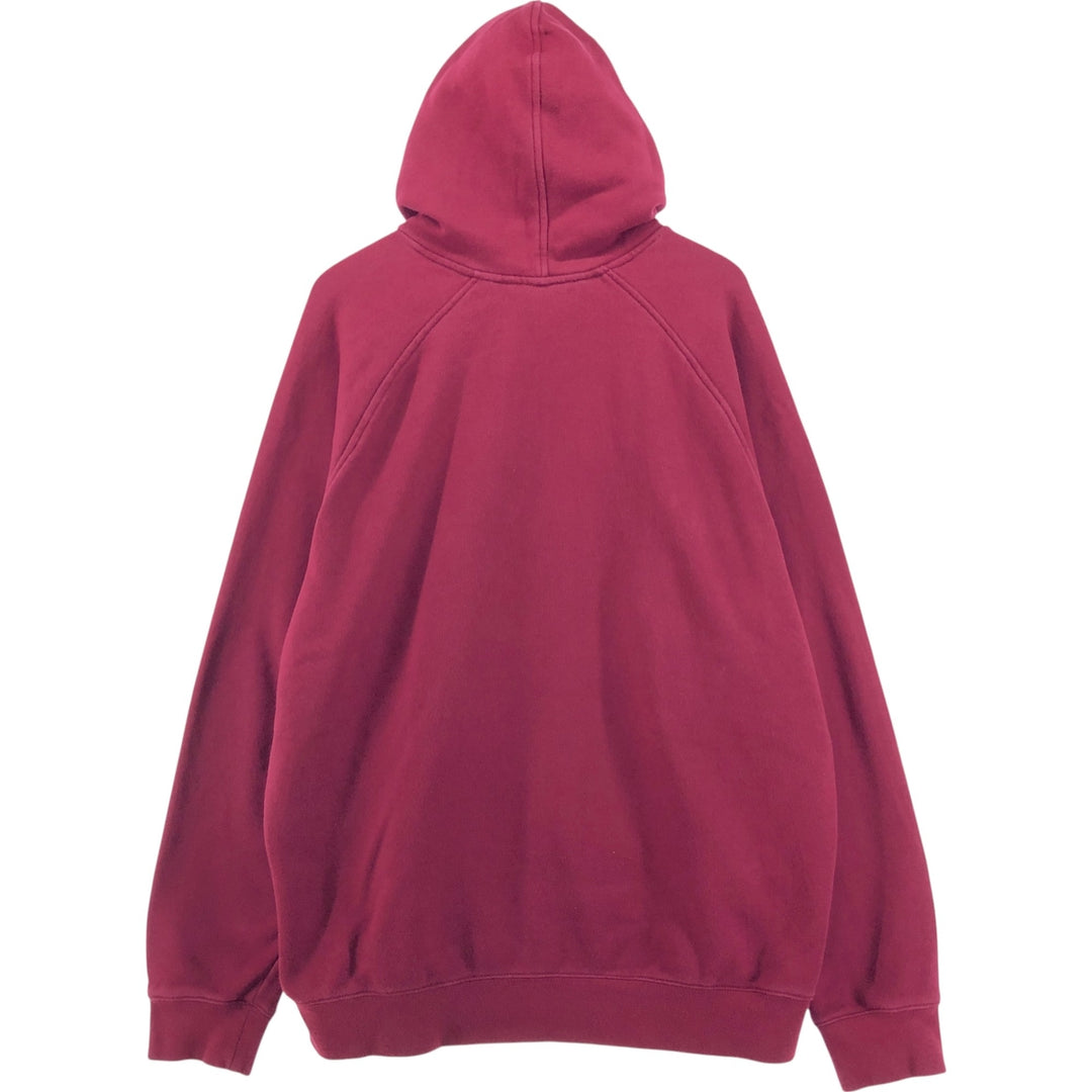 00'S Nike Sweat Pullover Hoodie Men's XL Size cotton wine-red Vintage Second Hand