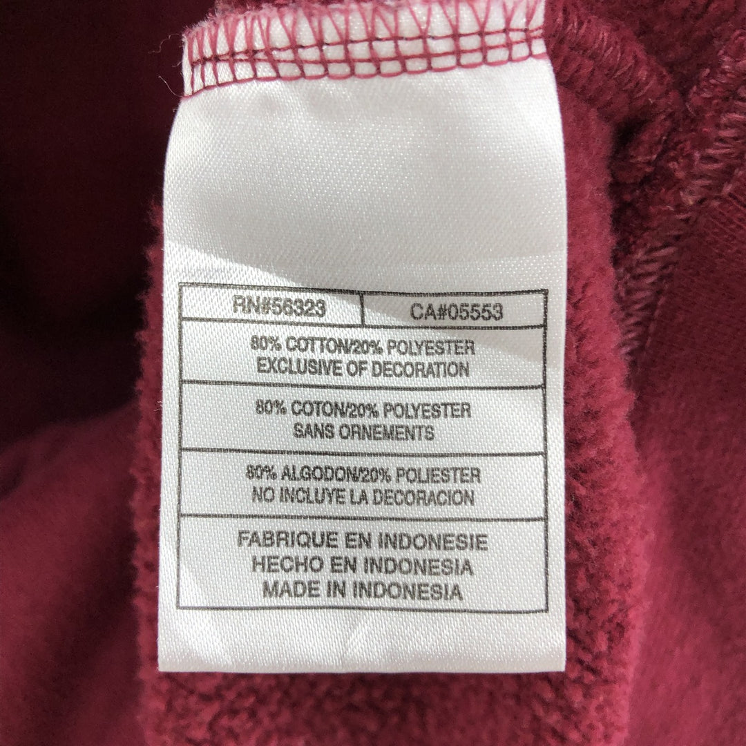 00'S Nike Sweat Pullover Hoodie Men's XL Size cotton wine-red Vintage Second Hand
