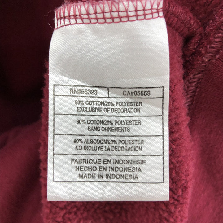 00'S Nike Sweat Pullover Hoodie Men's XL Size cotton wine-red Vintage Second Hand