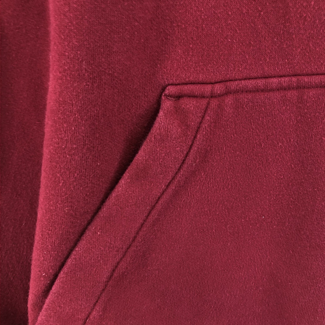 00'S Nike Sweat Pullover Hoodie Men's XL Size cotton wine-red Vintage Second Hand