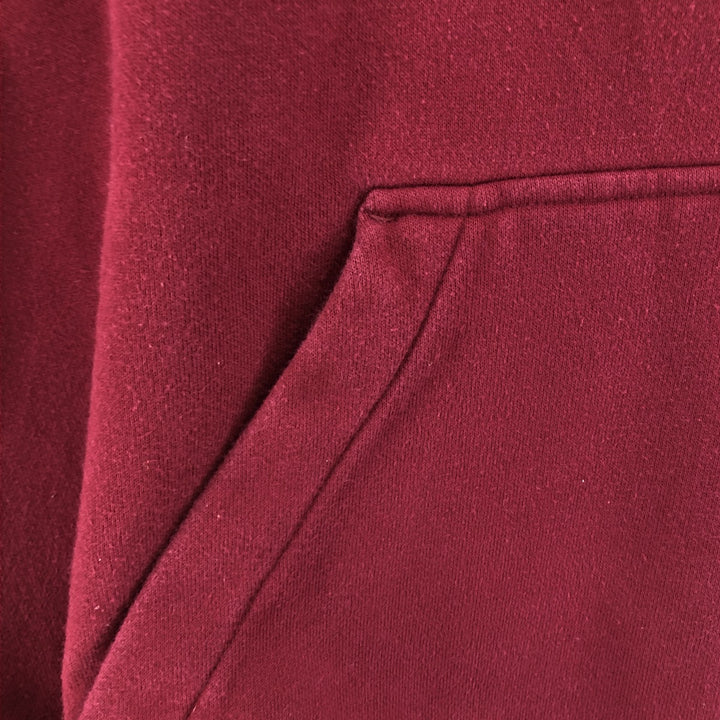 00'S Nike Sweat Pullover Hoodie Men's XL Size cotton wine-red Vintage Second Hand