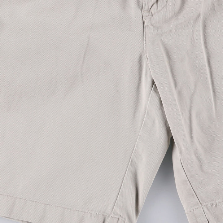 Ralph Lauren POLO by Ralph Lauren TYLER SHORT Two-pleat chino shorts, short pants, men's size W34 cotton gray type Vintage Second Hand