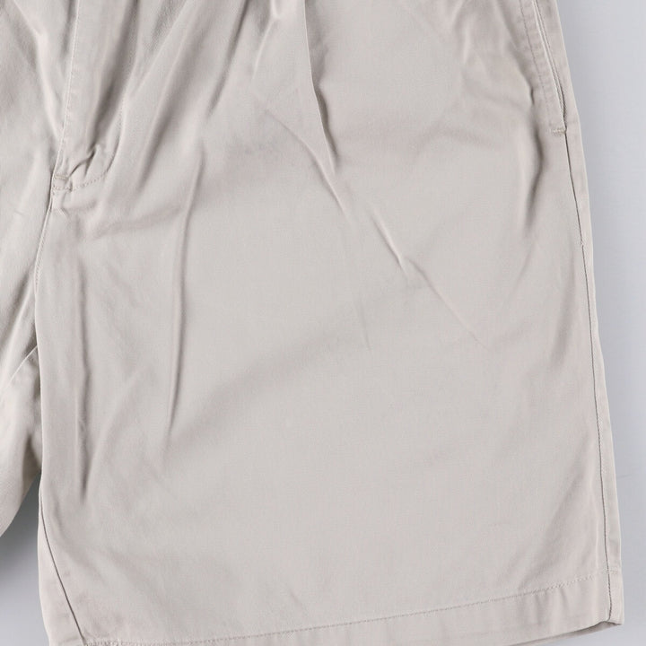 Ralph Lauren POLO by Ralph Lauren TYLER SHORT Two-pleat chino shorts, short pants, men's size W34 cotton gray type Vintage Second Hand