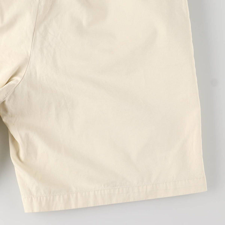 Ralph Lauren POLO by Ralph Lauren TYLER SHORT Two-pleat chino shorts, short pants, men's size W33 cotton ivory Vintage Second Hand