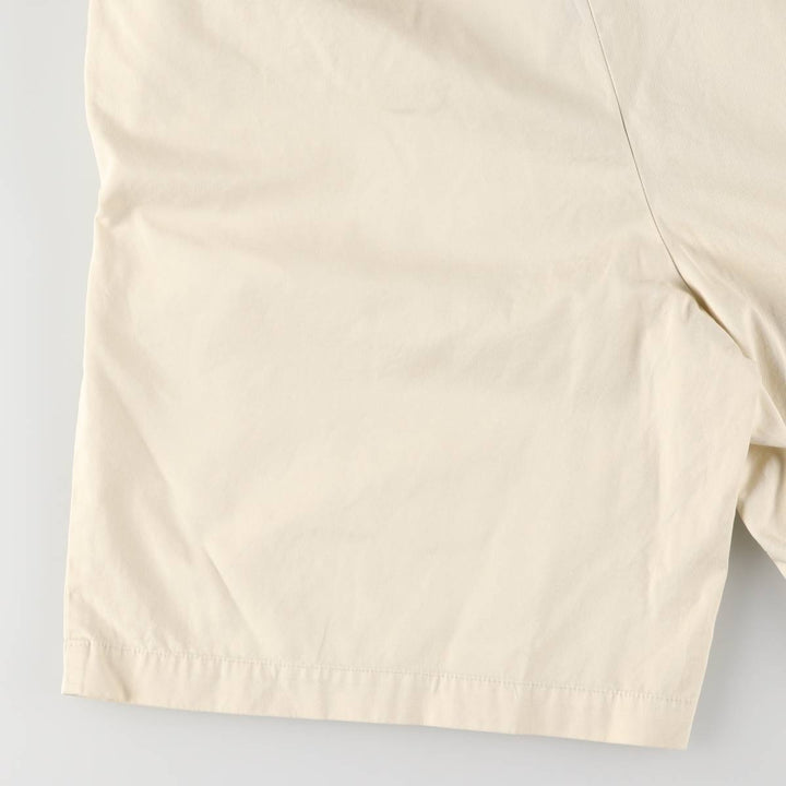 Ralph Lauren POLO by Ralph Lauren TYLER SHORT Two-pleat chino shorts, short pants, men's size W33 cotton ivory Vintage Second Hand