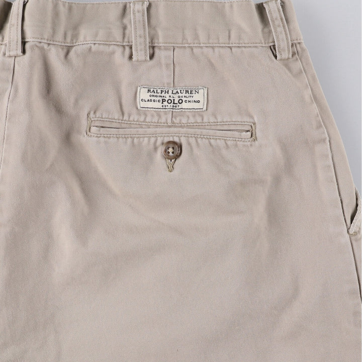 Ralph Lauren POLO by Ralph Lauren PROSPECT SHORT Chino shorts Short pants Men's W34 equivalent cotton Beige type Vintage Second Hand