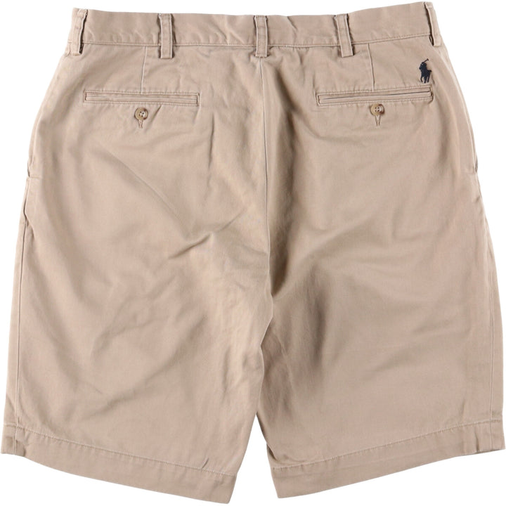 Ralph Lauren POLO by Ralph Lauren Chino Shorts, Shorts, Men's, W34 equivalent cotton Beige type Vintage Second Hand