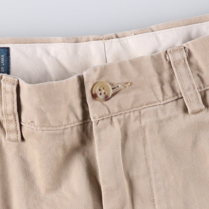 Ralph Lauren POLO by Ralph Lauren Chino Shorts, Shorts, Men's, W34 equivalent cotton Beige type Vintage Second Hand