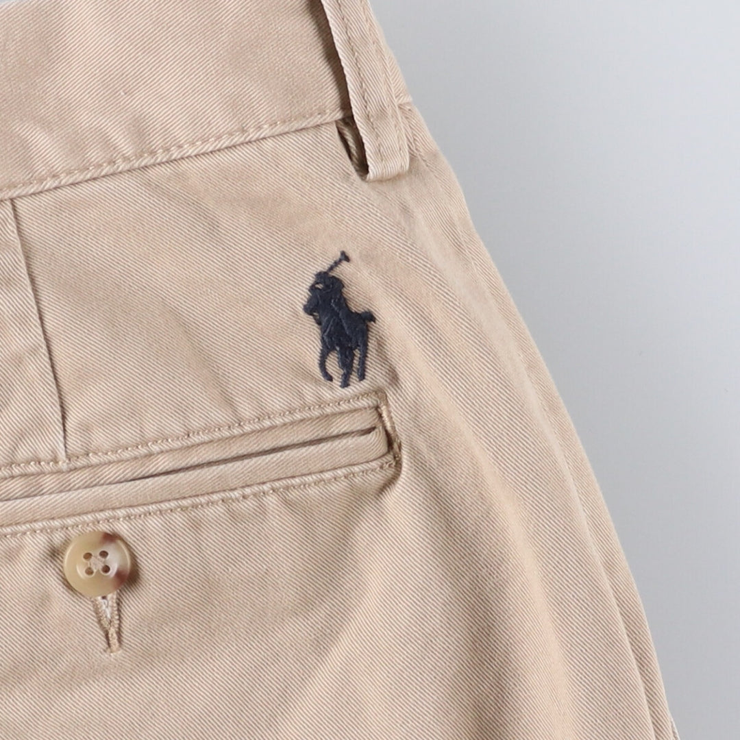 Ralph Lauren POLO by Ralph Lauren Chino Shorts, Shorts, Men's, W34 equivalent cotton Beige type Vintage Second Hand