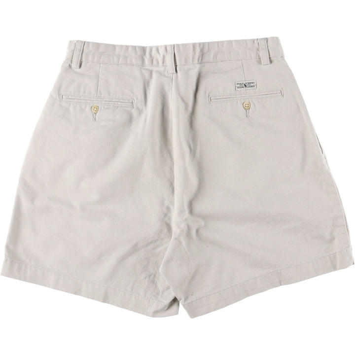 Ralph Lauren POLO RALPH LAUREN Two-pleat Chino Shorts Shorts Men's W32 equivalent cotton Beige type Vintage Second Hand