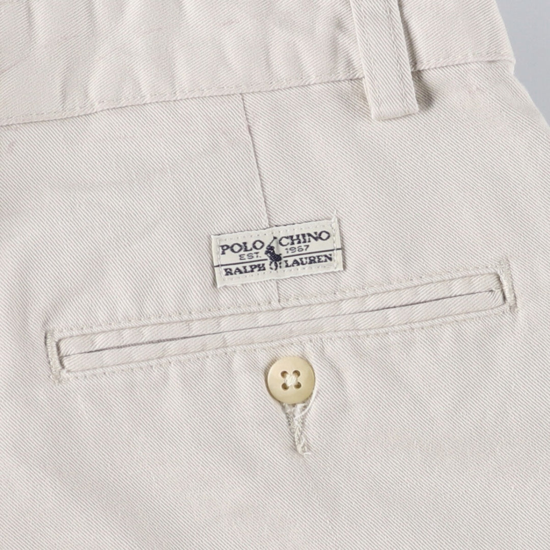 Ralph Lauren POLO RALPH LAUREN Two-pleat Chino Shorts Shorts Men's W32 equivalent cotton Beige type Vintage Second Hand