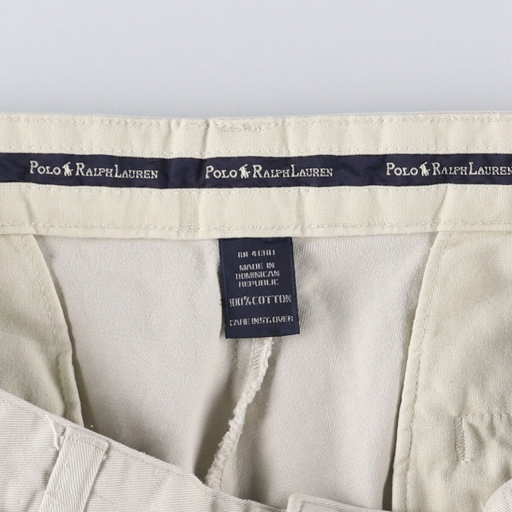 Ralph Lauren POLO RALPH LAUREN Two-pleat Chino Shorts Shorts Men's W32 equivalent cotton Beige type Vintage Second Hand