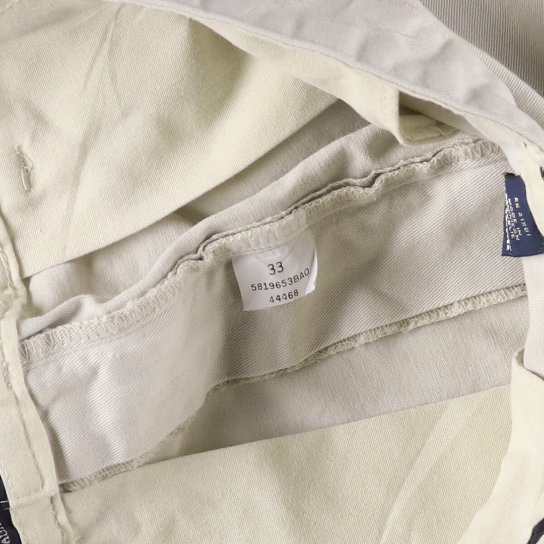 Ralph Lauren POLO RALPH LAUREN Two-pleat Chino Shorts Shorts Men's W32 equivalent cotton Beige type Vintage Second Hand