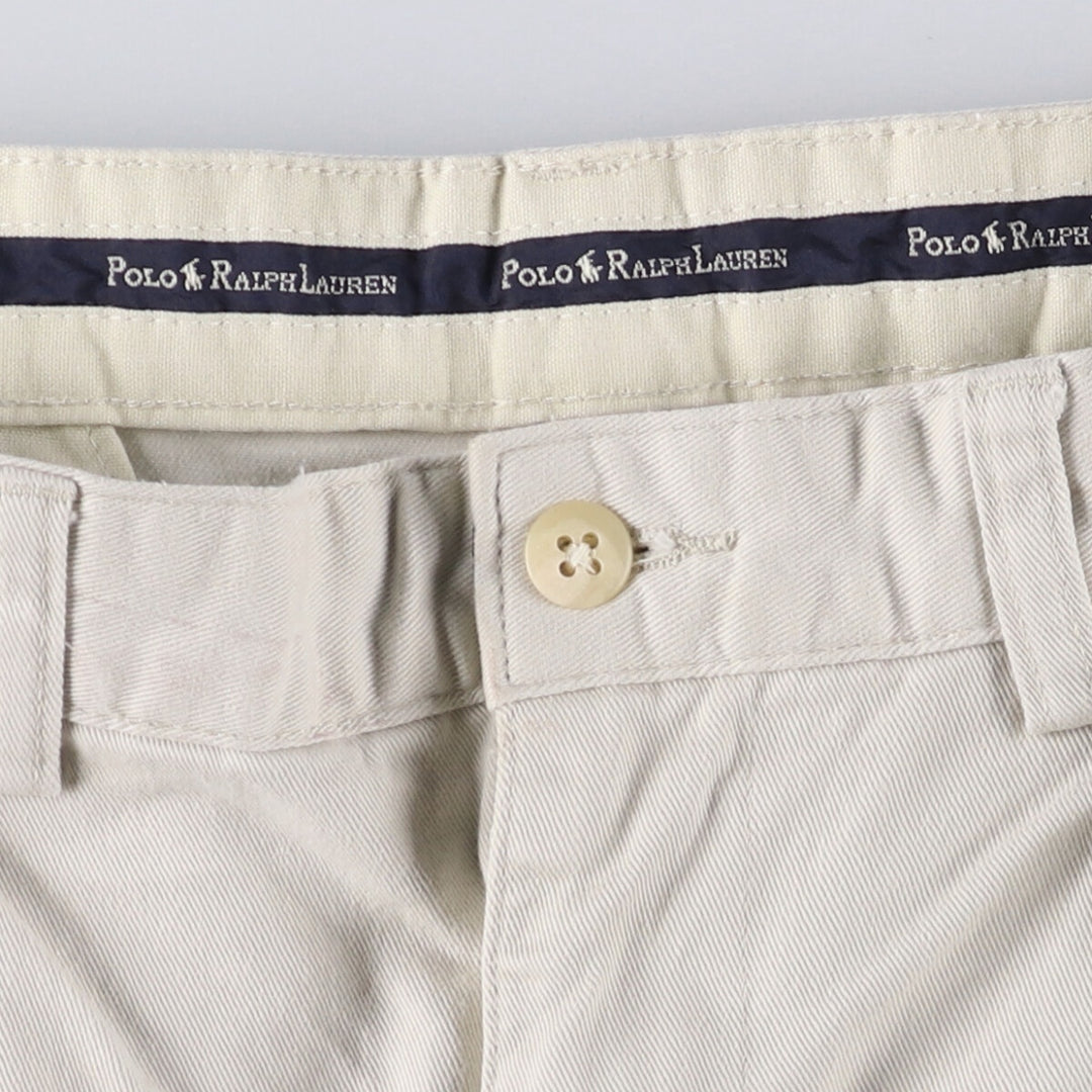 Ralph Lauren POLO RALPH LAUREN Two-pleat Chino Shorts Shorts Men's W32 equivalent cotton Beige type Vintage Second Hand