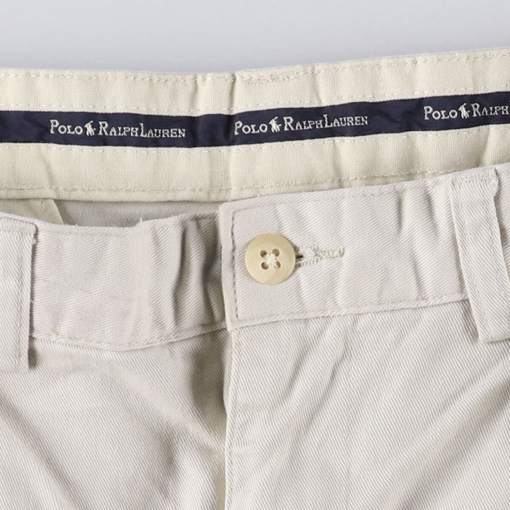 Ralph Lauren POLO RALPH LAUREN Two-pleat Chino Shorts Shorts Men's W32 equivalent cotton Beige type Vintage Second Hand