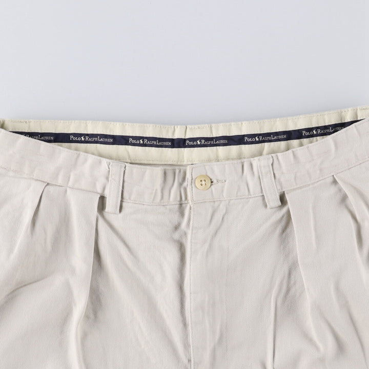 Ralph Lauren POLO RALPH LAUREN Two-pleat Chino Shorts Shorts Men's W32 equivalent cotton Beige type Vintage Second Hand
