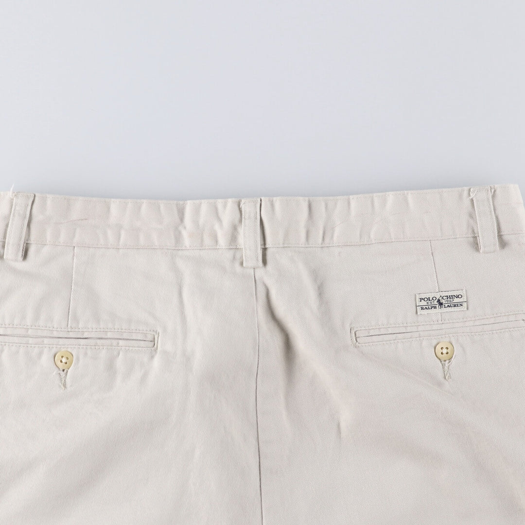 Ralph Lauren POLO RALPH LAUREN Two-pleat Chino Shorts Shorts Men's W32 equivalent cotton Beige type Vintage Second Hand