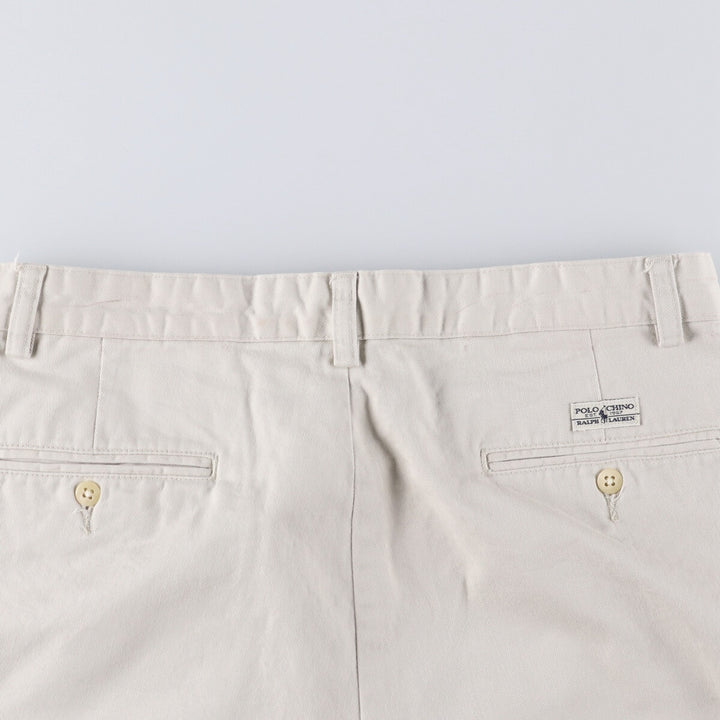 Ralph Lauren POLO RALPH LAUREN Two-pleat Chino Shorts Shorts Men's W32 equivalent cotton Beige type Vintage Second Hand