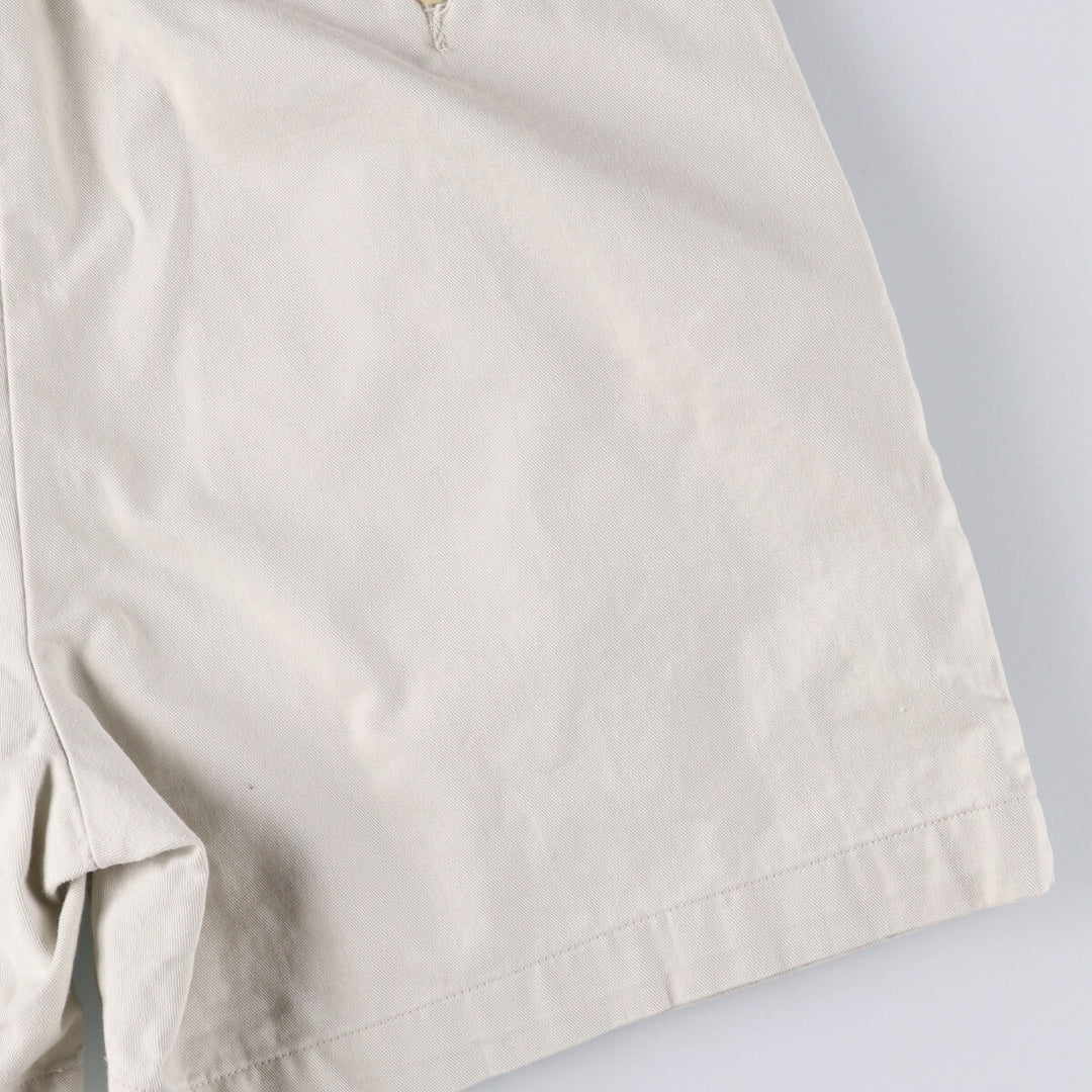 Ralph Lauren POLO RALPH LAUREN Two-pleat Chino Shorts Shorts Men's W32 equivalent cotton Beige type Vintage Second Hand