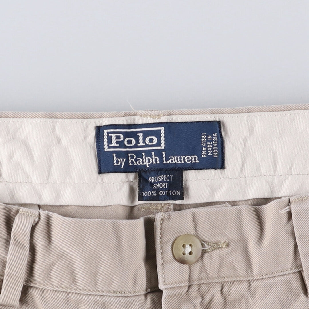 Ralph Lauren POLO by Ralph Lauren PROSPECT SHORT Chino shorts Short pants Men's w35 equivalent cotton Beige type Vintage Second Hand
