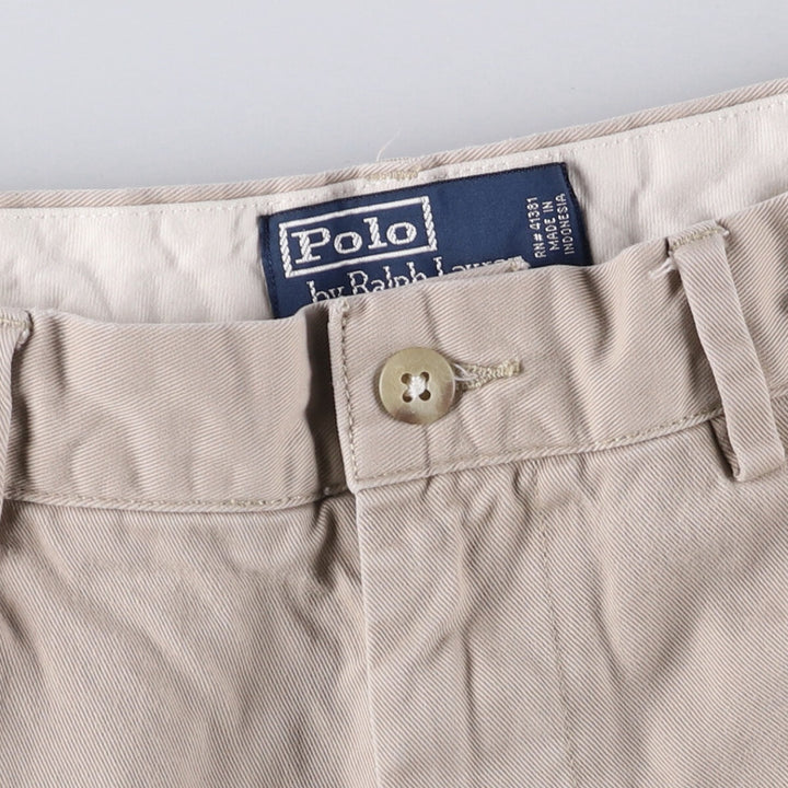 Ralph Lauren POLO by Ralph Lauren PROSPECT SHORT Chino shorts Short pants Men's w35 equivalent cotton Beige type Vintage Second Hand