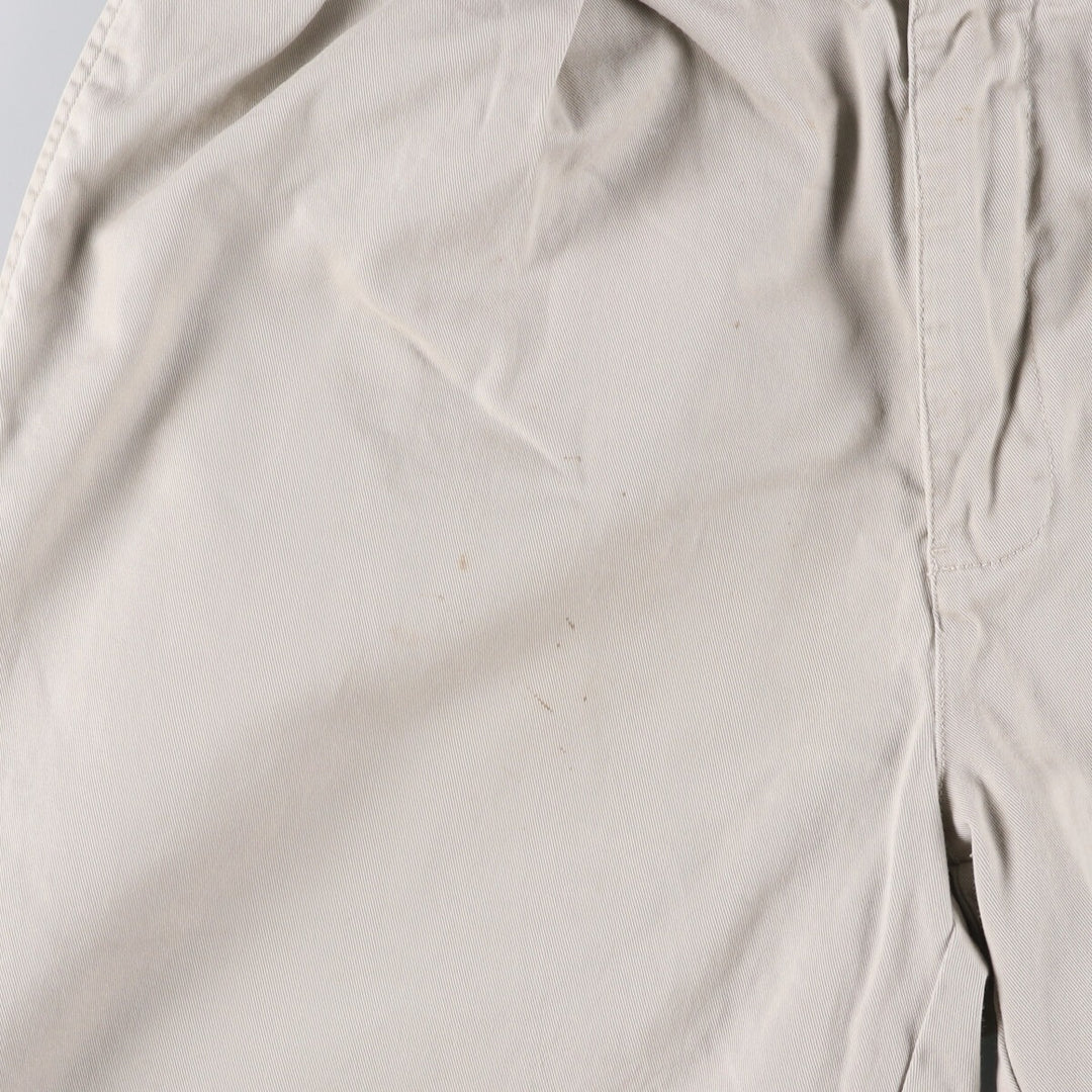 Ralph Lauren POLO by Ralph Lauren TYLER SHORT Two-pleat chino shorts, short pants, men's size W32 cotton Beige type Vintage Second Hand