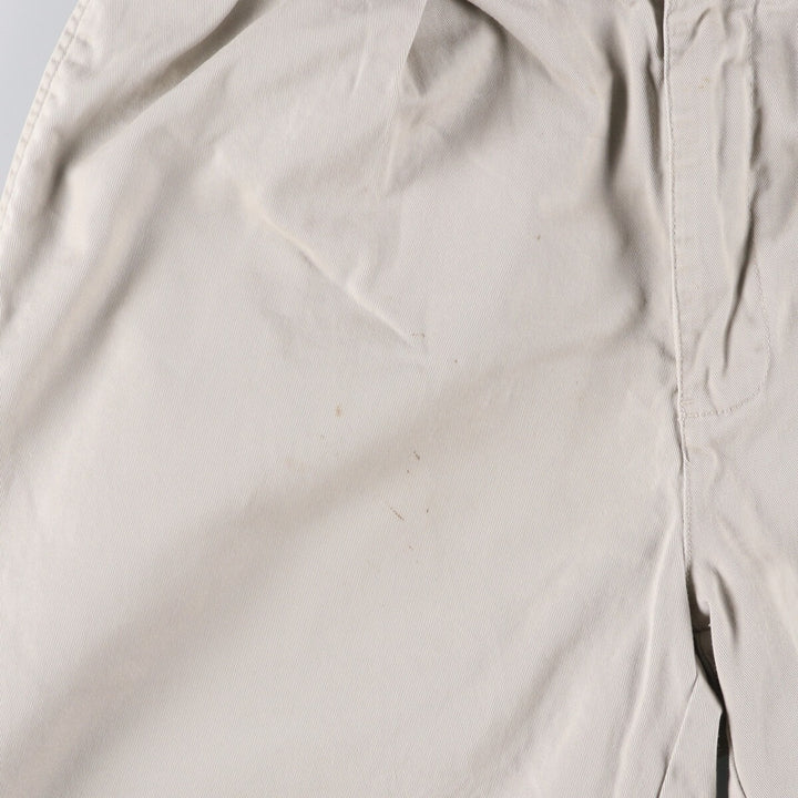 Ralph Lauren POLO by Ralph Lauren TYLER SHORT Two-pleat chino shorts, short pants, men's size W32 cotton Beige type Vintage Second Hand