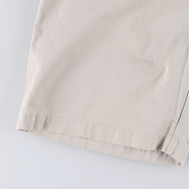 Ralph Lauren POLO by Ralph Lauren TYLER SHORT Two-pleat chino shorts, short pants, men's size W32 cotton Beige type Vintage Second Hand