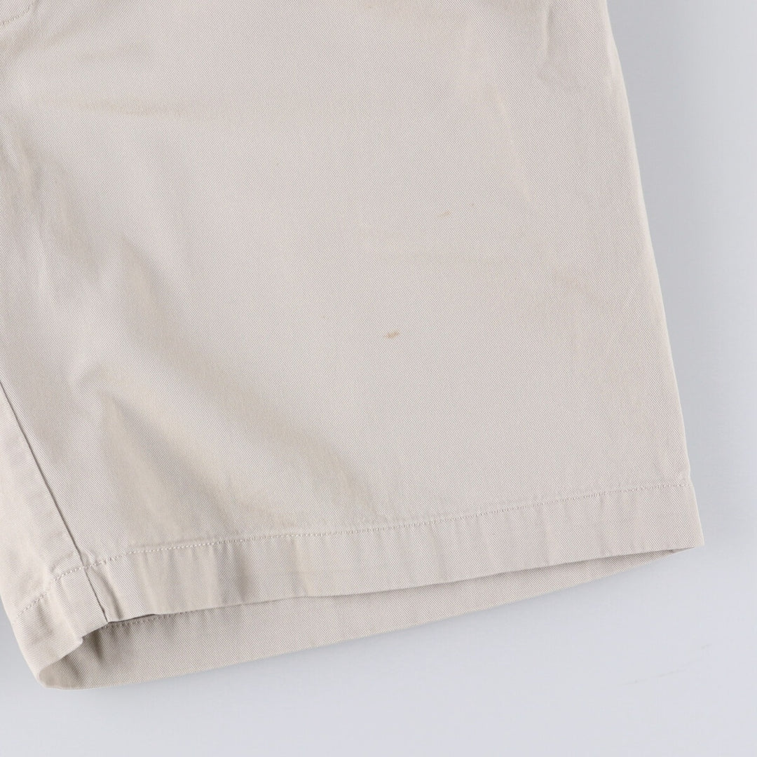 Ralph Lauren POLO by Ralph Lauren TYLER SHORT Two-pleat chino shorts, short pants, men's size W32 cotton Beige type Vintage Second Hand