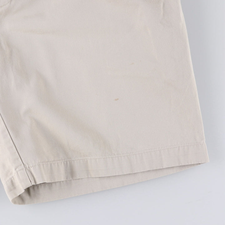 Ralph Lauren POLO by Ralph Lauren TYLER SHORT Two-pleat chino shorts, short pants, men's size W32 cotton Beige type Vintage Second Hand