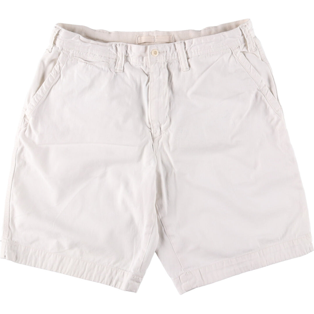 Ralph Lauren POLO by Ralph Lauren Chino Shorts, Shorts, Men's, W34 equivalent cotton white type Vintage Second Hand