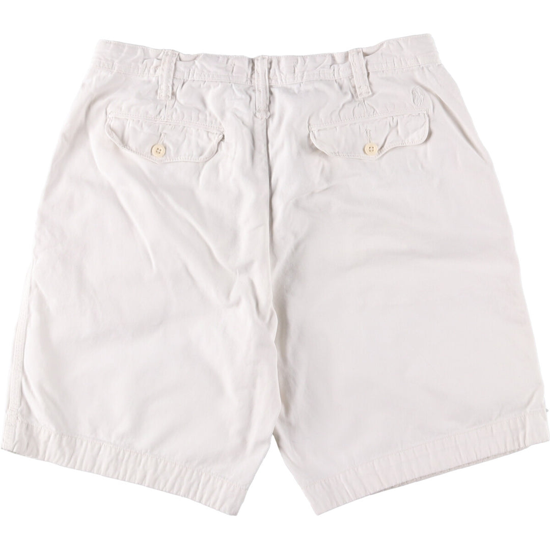 Ralph Lauren POLO by Ralph Lauren Chino Shorts, Shorts, Men's, W34 equivalent cotton white type Vintage Second Hand