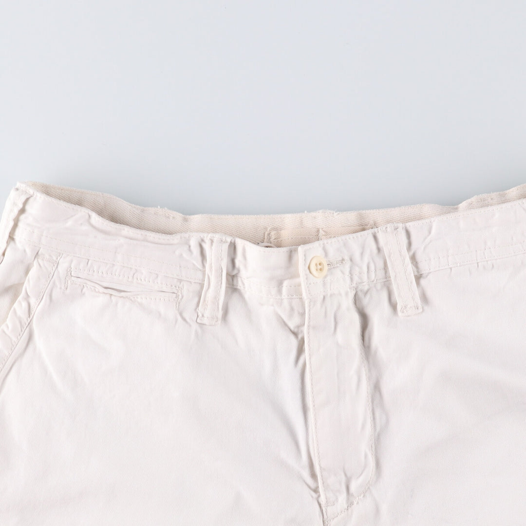 Ralph Lauren POLO by Ralph Lauren Chino Shorts, Shorts, Men's, W34 equivalent cotton white type Vintage Second Hand