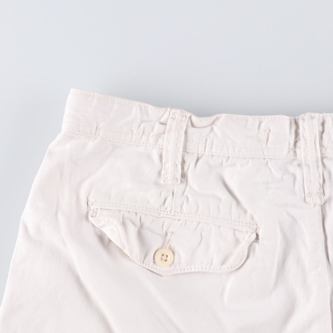 Ralph Lauren POLO by Ralph Lauren Chino Shorts, Shorts, Men's, W34 equivalent cotton white type Vintage Second Hand