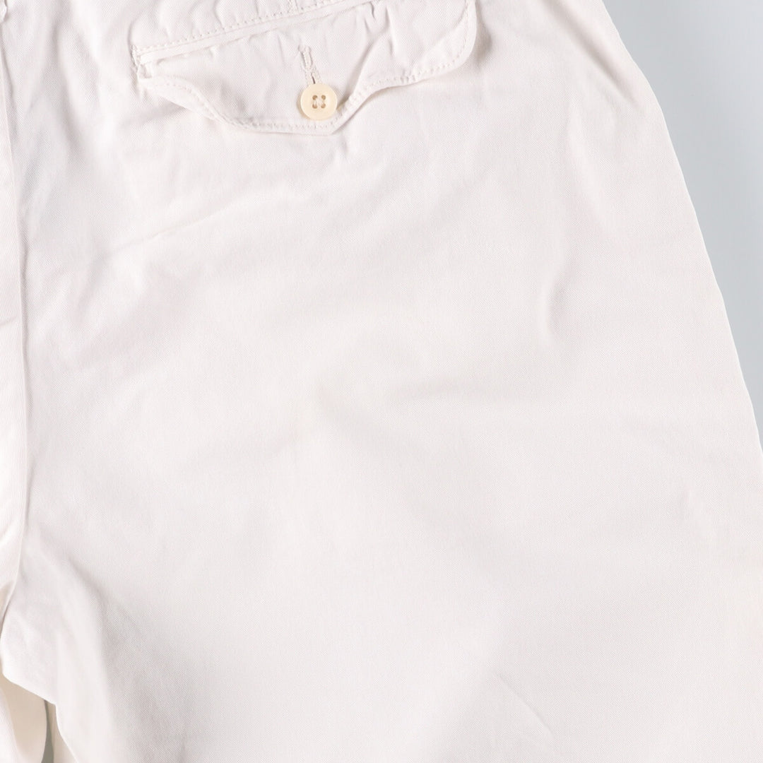 Ralph Lauren POLO by Ralph Lauren Chino Shorts, Shorts, Men's, W34 equivalent cotton white type Vintage Second Hand