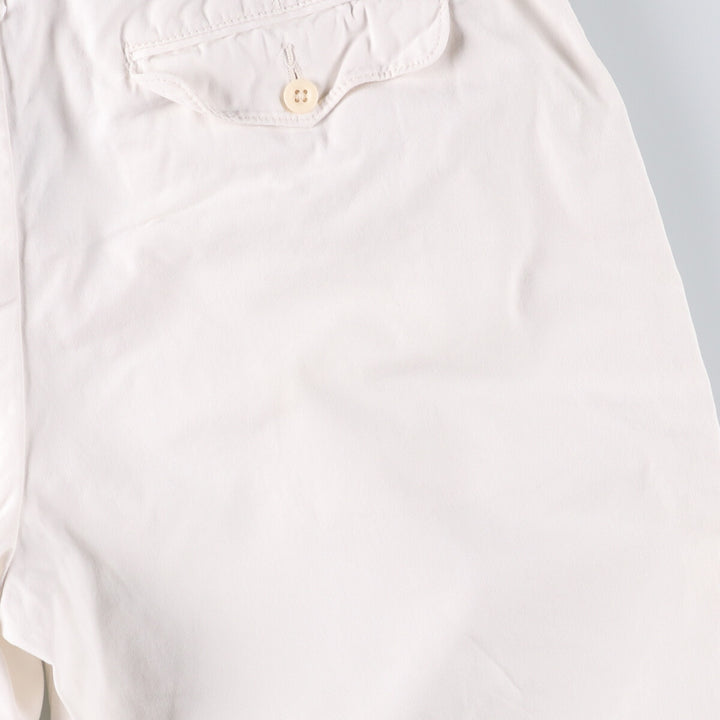 Ralph Lauren POLO by Ralph Lauren Chino Shorts, Shorts, Men's, W34 equivalent cotton white type Vintage Second Hand