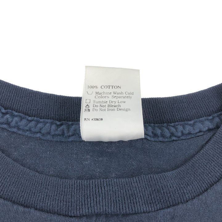 Vintage 80'S JOSTENS SPORTSWEAR Dallas Cowboys Logo Print T-Shirt Made in USA Men's XL cotton navy blue type Vintage Second Hand