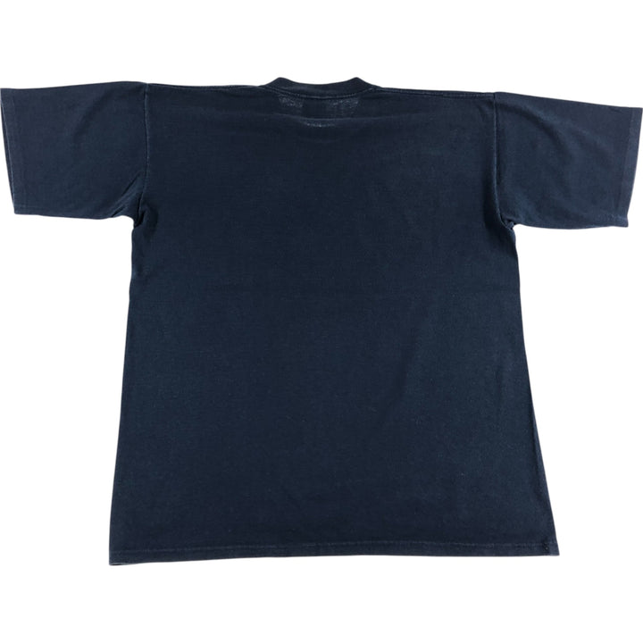 00'S ALLSPORT MLB NEW YORK YANKEES New York Yankees sports print T-shirt men's size L cotton navy blue type Vintage Second Hand