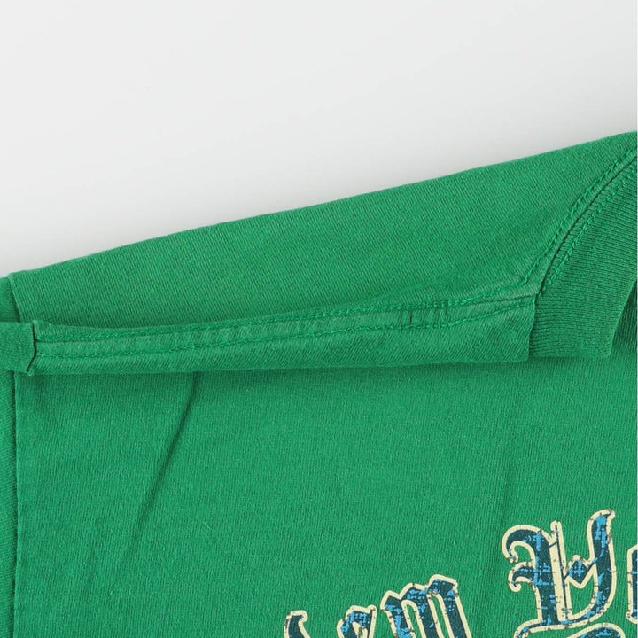 90s-00'S Majestic MLB New York Yankees Sports Print T-Shirt, Men's Size L cotton green type Vintage Second Hand