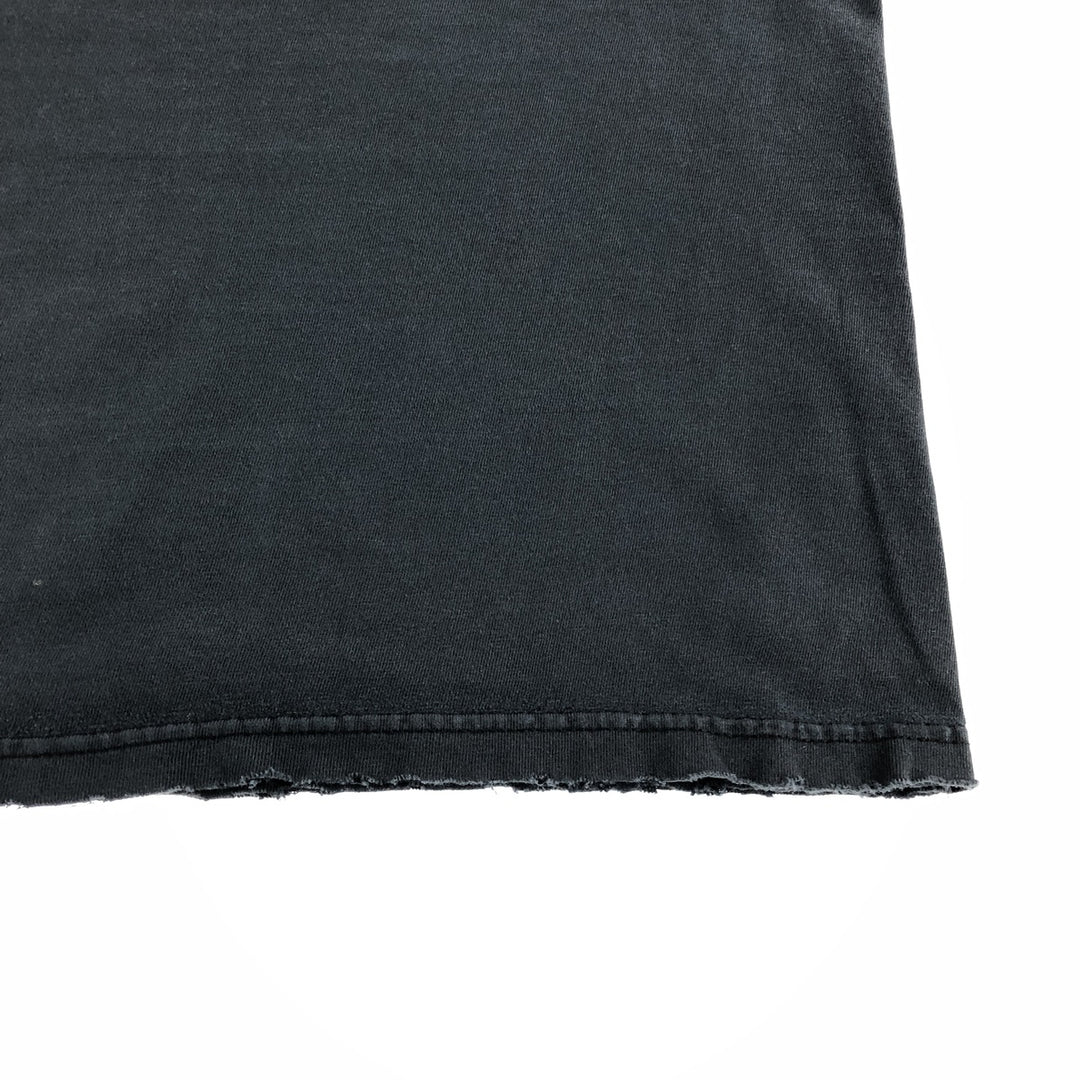 00'S Harley-Davidson Motorcycle Bike T-shirt Made in USA Men's L size cotton black type Vintage Second Hand