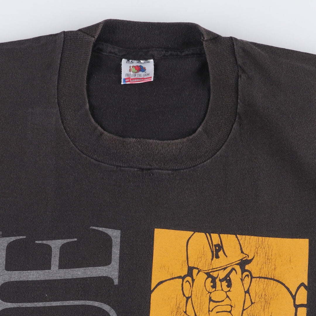 90'S Fruit of the Loom Purdue University College T-Shirt Made in USA Men's XL Vintage cotton black type Vintage Second Hand