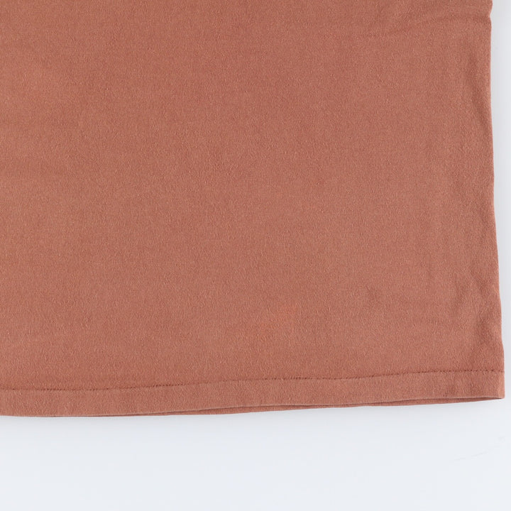90'S SPLIT short sleeve printed T-shirt made in USA, men's XL equivalent, vintage cotton brown type Vintage Second Hand