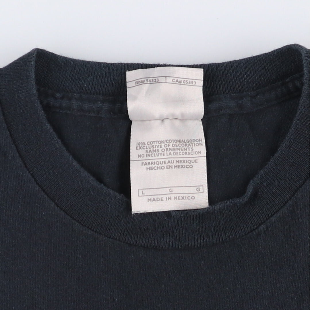 00'S Nike Sports Print T-shirt Men's Size L cotton black type Vintage Second Hand