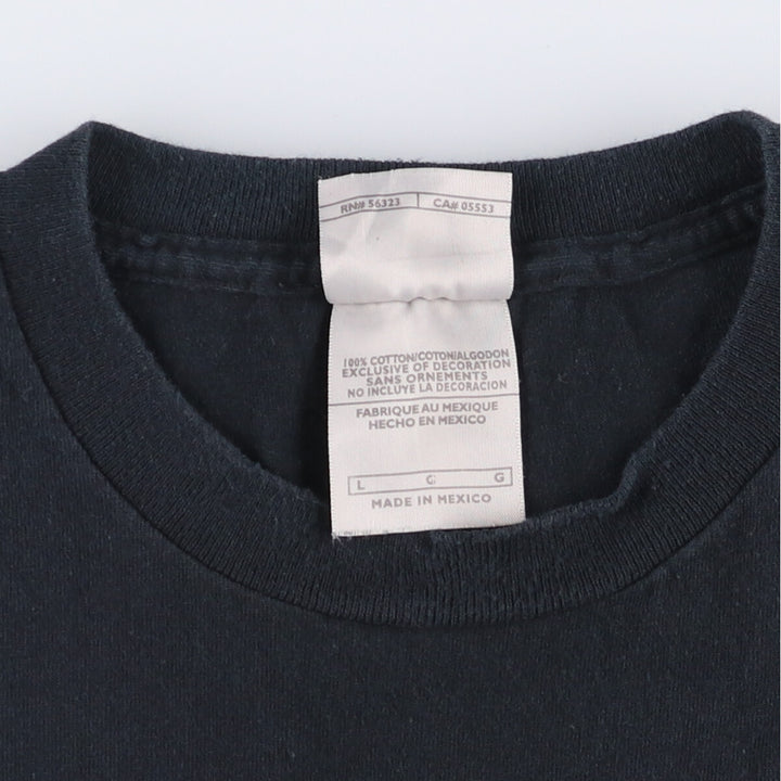 00'S Nike Sports Print T-shirt Men's Size L cotton black type Vintage Second Hand