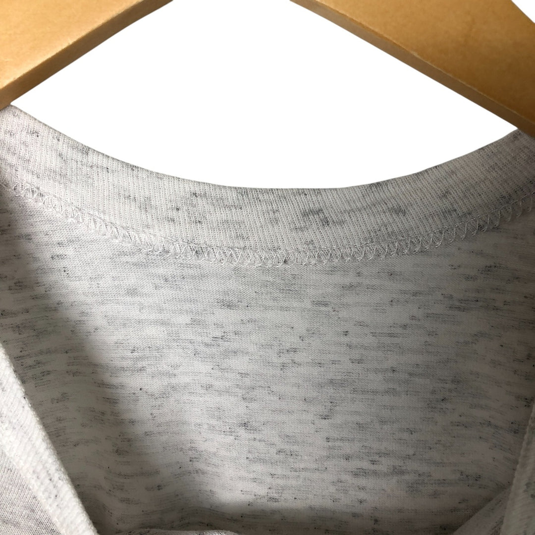 Big size 90'S cat pattern animal t-shirt men's XXXL equivalent vintage unclear gray type Vintage Second Hand