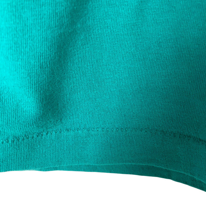90'S Fruit of the Loom Message Print T-Shirt Men's XL Vintage cotton blue type Vintage Second Hand