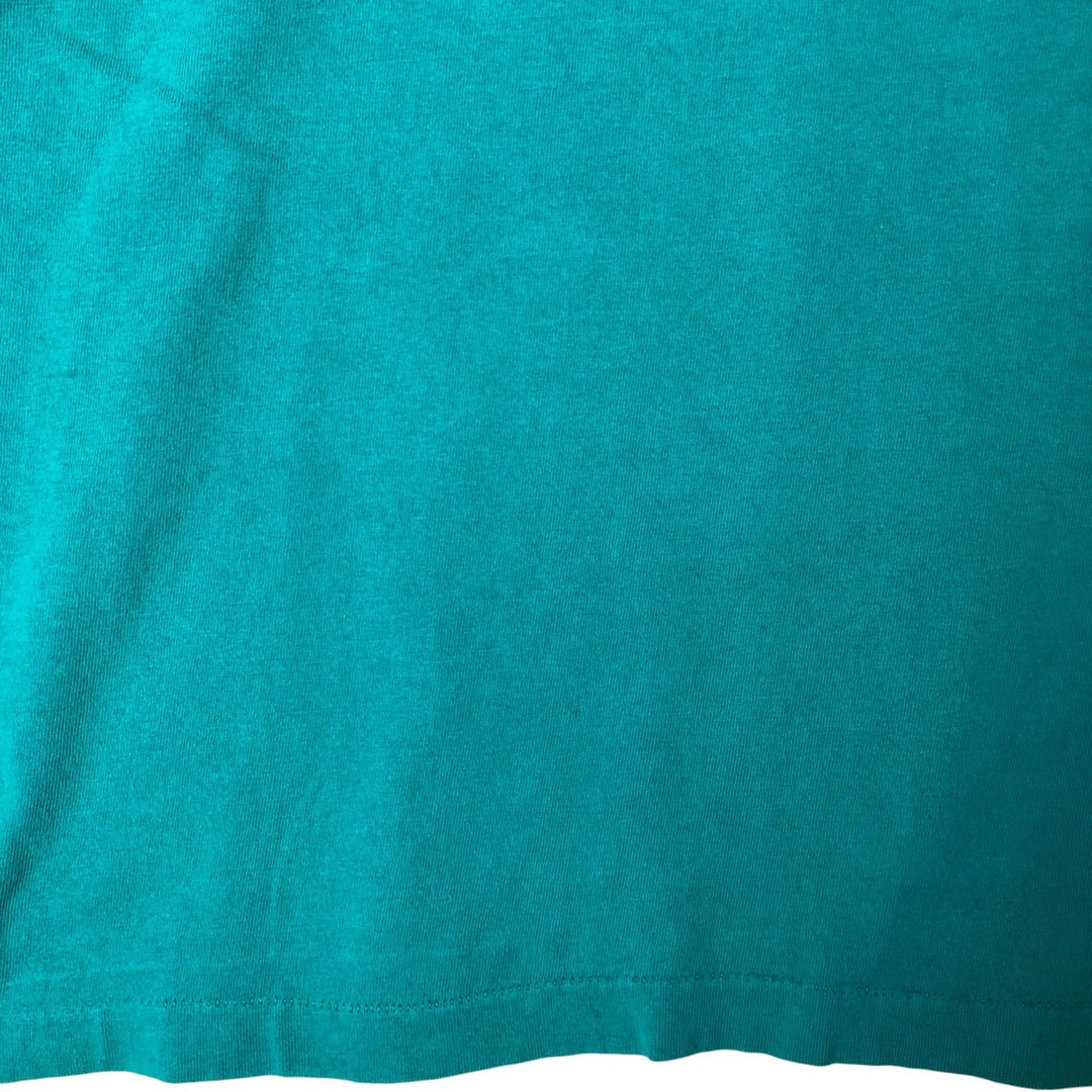 90'S Fruit of the Loom Message Print T-Shirt Men's XL Vintage cotton blue type Vintage Second Hand