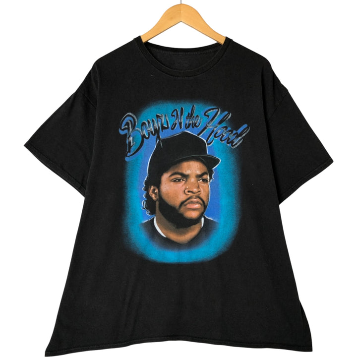 BOYZ N THE HOOD Boyz n the Hood Movie T-shirt Men's XL size unclear black type Vintage Second Hand